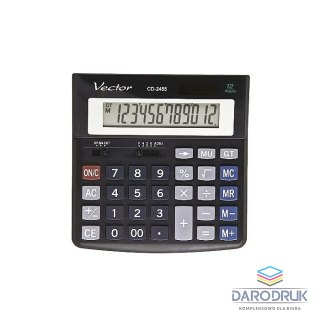 Vector Kalkulator na biurko Vector (KAV CD-1202 BLK)