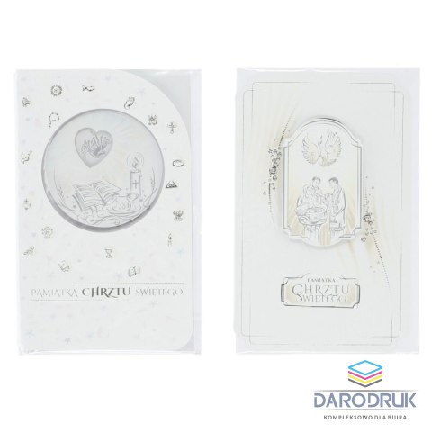 Ab Card Kartka składana chrzest [mm:] 130x205 Ab Card (AB+)