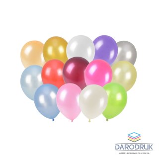 Arpex Balon gumowy metalizowany 12 szt mix 260mm 10cal Arpex (K2748)