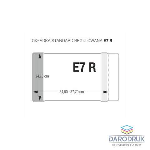Biurfol Okładka E-7 242 [mm:] 242x340-377 Biurfol (OZK-43)