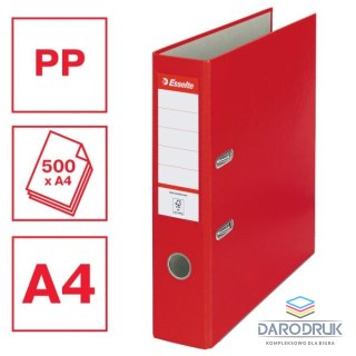 Esselte Segregator dźwigniowy Ekonomiczny A4 75mm czerwony Esselte (11253)
