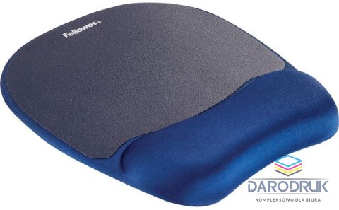 Fellowes Podkładka pod mysz Memory Foam granatowa niebieska Fellowes (9172801)