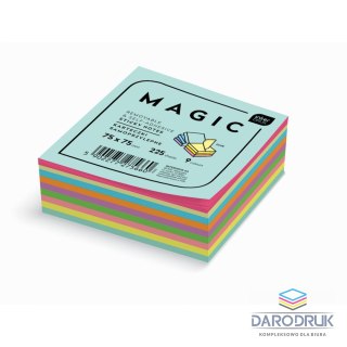 Interdruk Notes samoprzylepny (karteczki) mix 225k [mm:] 75x75 Interdruk (IKARSAM225MC)