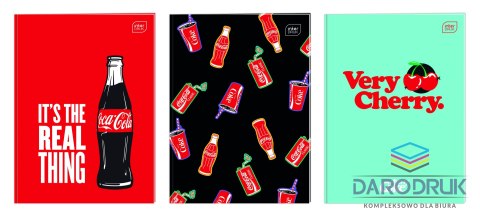 Interdruk Zeszyt A4 COCA COLA MAT+UV 32k. 70g krata Interdruk