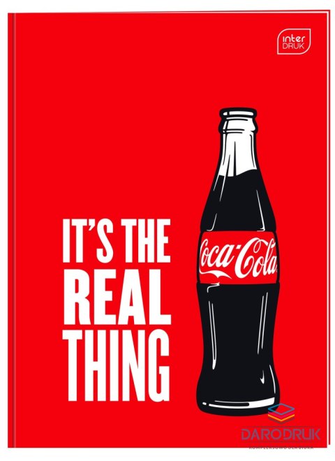 Interdruk Zeszyt A4 COCA COLA MAT+UV 32k. 70g krata Interdruk