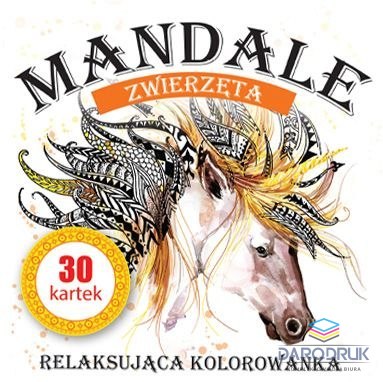 Kolorowanka Mandale. Zwierzęta.