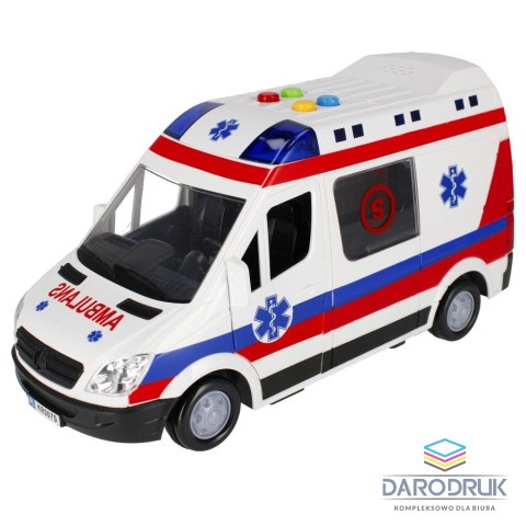Mega Creative Ambulans 26cm światło i dźwięk Mega Creative (522124)