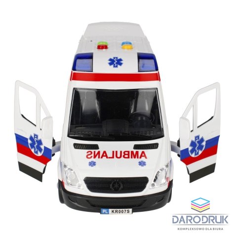 Mega Creative Ambulans 26cm światło i dźwięk Mega Creative (522124)