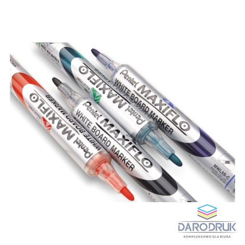 Pentel Marker suchościeralny wkład czarny 1,1-2,2mm okrągła końcówka Pentel