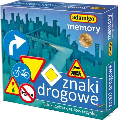 Adamigo Gra pamięciowa znaki drogowe znaki drogowe Adamigo
