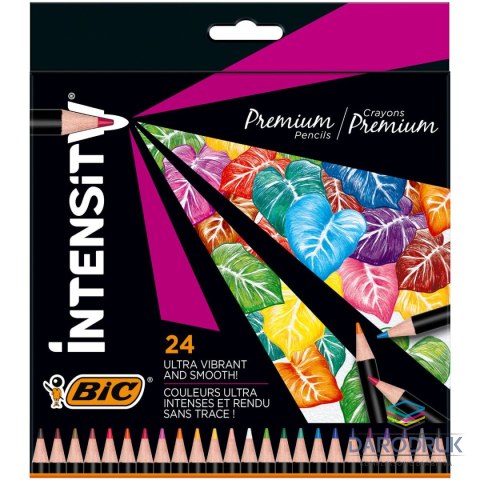 Bic Kredki ołówkowe Intensity 24 kol. Bic (967823)