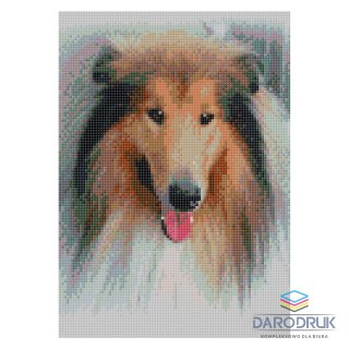Flamingo Line Zestaw kreatywny Diamentowa mozaika 30x40cm Lassie Flamingo Line (TBS01371-02(39))