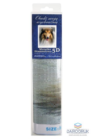 Flamingo Line Zestaw kreatywny Diamentowa mozaika 30x40cm Lassie Flamingo Line (TBS01371-02(39))