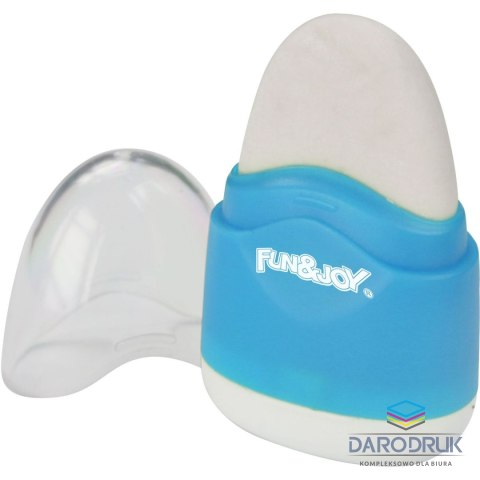 Fun&Joy Temperówki plastikowe z gumką Fun&Joy mix kolorów