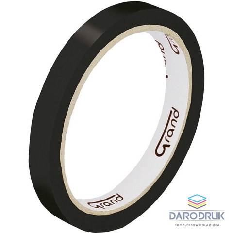 Grand Taśma pakowa 12x50 [mm x m] czarna Grand (130-1982)
