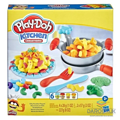 Hasbro Masa plastyczna dla dzieci Play Doh Zestaw Makaronowy zawrót głowy mix Hasbro (E5112 E9369)