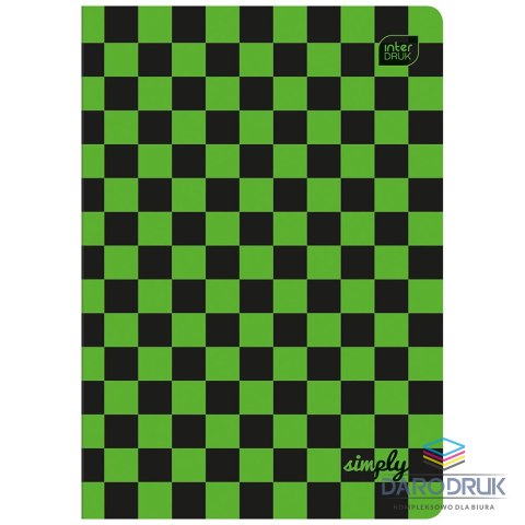 Interdruk Zeszyt A5 Fluo 60k. krata [mm:] 148x210 Interdruk (ZE60#ECO)