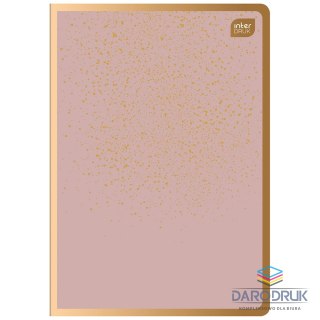 Interdruk Zeszyt A5 SATIN GOLD 96k. 70g krata Interdruk (ZE96#MSG)