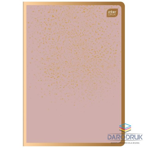 Interdruk Zeszyt A5 SATIN GOLD 96k. 70g krata Interdruk (ZE96#MSG)