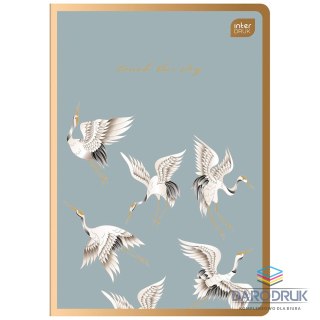 Interdruk Zeszyt A5 SATIN GOLD 96k. 70g krata Interdruk (ZE96#MSG)