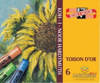 Koh-I-Noor Pastele suche 8511 6 kol. Koh-I-Noor