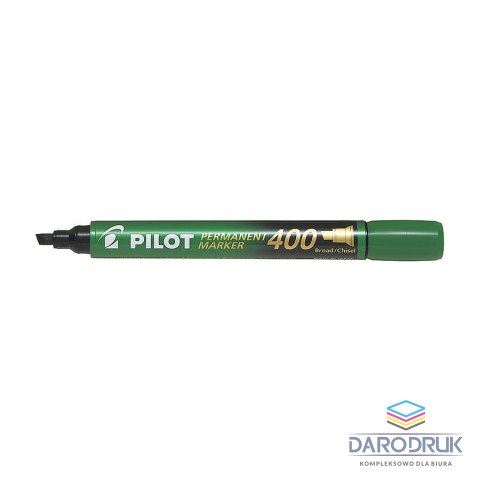 Pilot Marker permanentny wkład zielony 4,0mm ścięta końcówka Pilot (SCA-400-G)