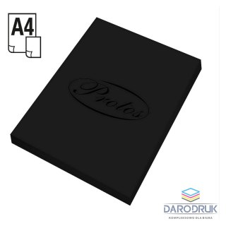 Protos Papier kolorowy A4 czarny 50k. 160g Protos