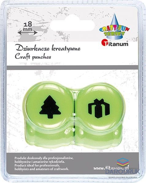 Titanum Dziurkacz ozdobny Craft-Fun Series wzór nr 5 świąteczny Boże Narodzenie Titanum (T-8202A-2-5)