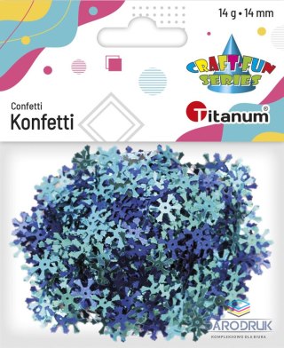 Titanum Konfetti Craft-Fun Series płatki śniegu 14mm Titanum (284807)
