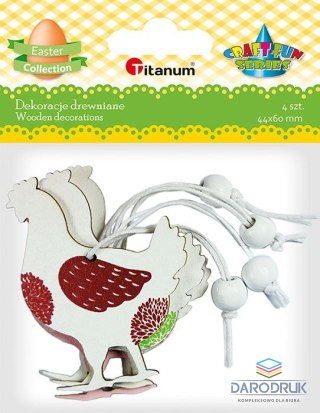 Titanum Ozdoba drewniana Craft-Fun Series Kura zawieszka Titanum (22MTL100)
