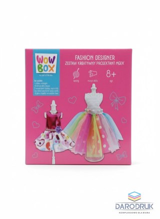 Tm Toys Zestaw kreatywny dla dzieci Wow Box do projektowania mody Tm Toys (WOW0276)