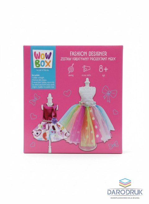 Tm Toys Zestaw kreatywny dla dzieci Wow Box do projektowania mody Tm Toys (WOW0276)