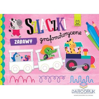 Aksjomat Książka dla dzieci Szlaczki. Zabawy grafomotoryczne Aksjomat