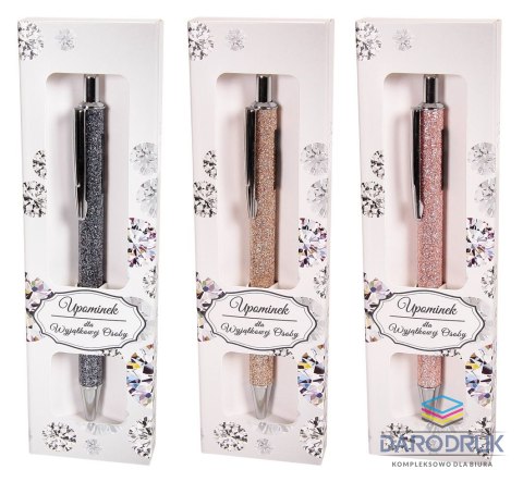 Cresco Długopis Gift Box Shine wkład niebieski 1,0mm Cresco (750001)