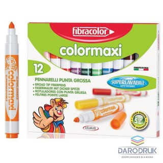 Fibracolor Flamaster color maxi 12 kol. Fibracolor