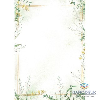 Galeria Papieru Papier ozdobny (wizytówkowy) A4 łąka 100g Galeria Papieru (233910)