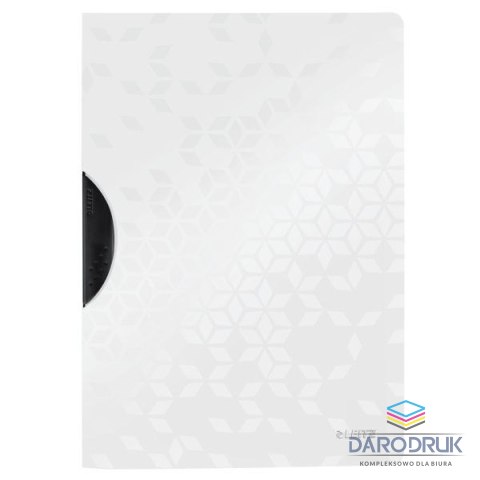 Leitz Skoroszyt A4 Wow ColorClip biały plastik Leitz (41850001)
