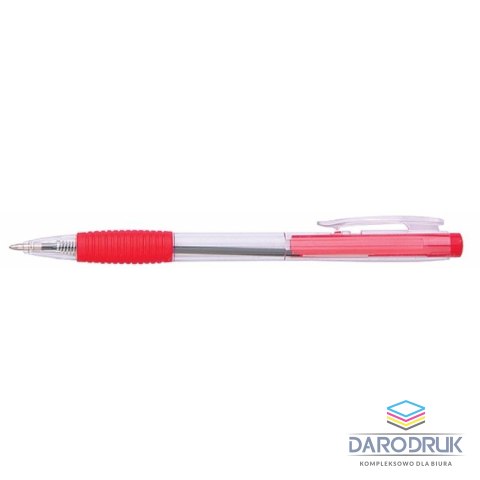 Office Products Długopis standardowy automatyczny wkład czerwony 0,5mm Office Products (17015611-04)