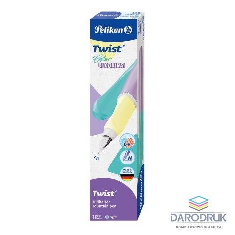 Pelikan Pióro wieczne Twist Color Blocking pastelowe Pelikan (300010111)