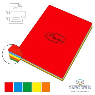 Protos Papier kolorowy A3 intensywny mix intensywny 100k. 80g Protos