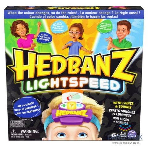 Spin Master Gra zręcznościowa Hedbanz Lightspeed Spin Master (6068653)