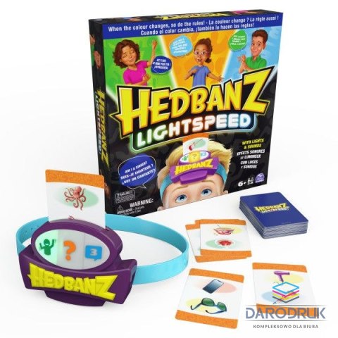 Spin Master Gra zręcznościowa Hedbanz Lightspeed Spin Master (6068653)