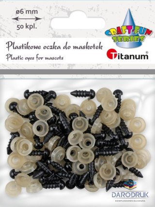 Titanum Oczka Craft-Fun Series do maskotek 39264000 Titanum (25BR001)