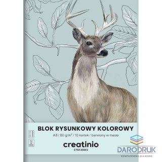 Top 2000 Blok rysunkowy Creatinio A3 kolorowy 80g 10k Top 2000 (400176666)