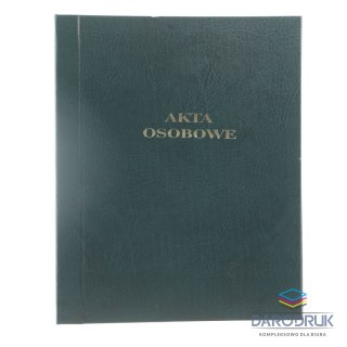 Barbara Teczka do akt osobowych A4 zielony tektura pokryta folią Barbara (1822002)