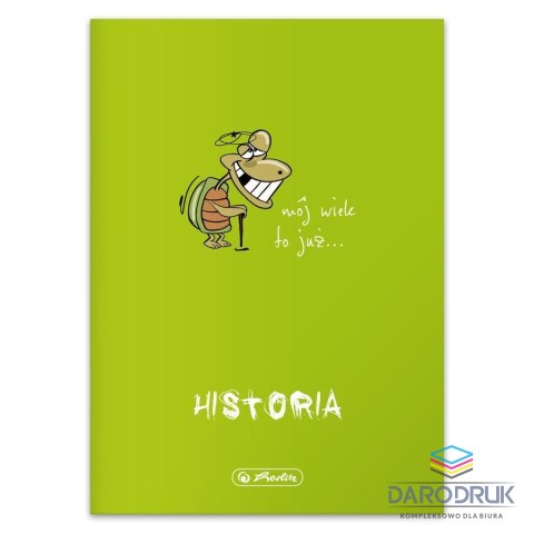 Herlitz Zeszyt A5 Historia Eco PP 9500035 60k. 70g kratka Herlitz (400197978)