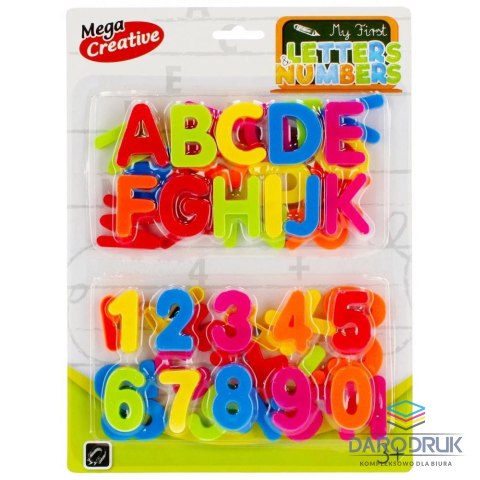 Mega Creative Magnes literki cyferki mix Mega Creative (462721)
