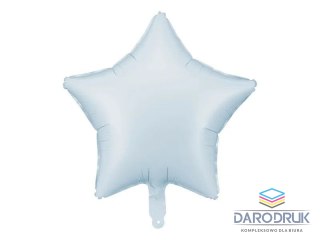 Partydeco Balon foliowy gwiazda mglisty niebieski, 48cm 19cal Partydeco