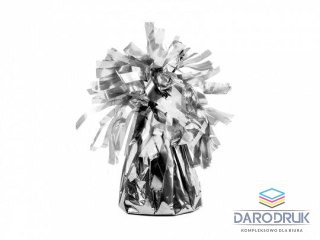 Partydeco Ciężarek do balonów foliowy, k. srebrny Partydeco (CZ1-018)