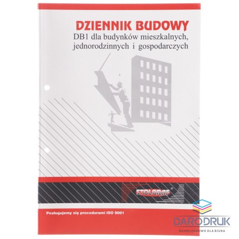 Stolgraf Druk offsetowy A4 książka budowy DB1 P11 36k. Stolgraf (P11)
